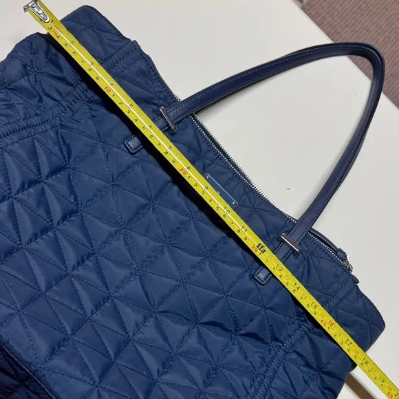 kate spade Navy Quilted Tote - Picture 12 of 14